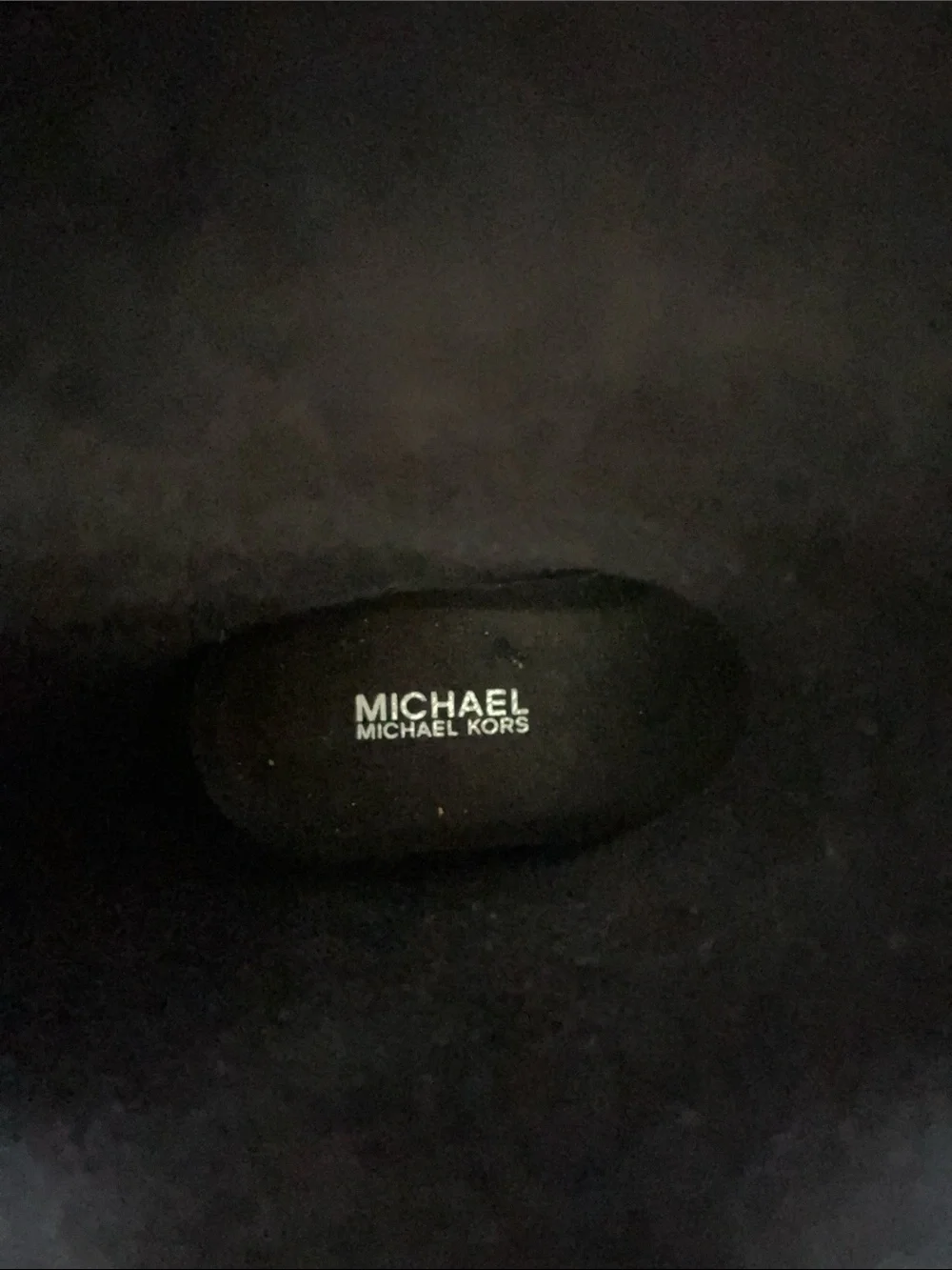 Michael Kors Signature MK Logo Rain Boots with Side Buckle - Size 6